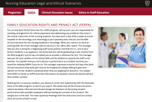 MSN-FP6103 YueSipes Assessment 5 Teaching About Legal and Ethical Issues